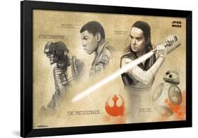 Star Wars - Episode VIII- The Last Jedi - Resistance-null-Framed Poster