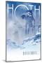 Star Wars: Hoth - Visit Hoth by Russell Walks 23-Trends International-Mounted Poster