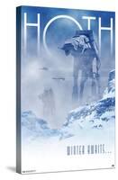 Star Wars: Hoth - Visit Hoth by Russell Walks 23-Trends International-Stretched Canvas