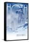 Star Wars: Hoth - Visit Hoth by Russell Walks 23-Trends International-Framed Stretched Canvas