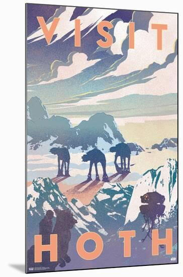 Star Wars: Hoth - Visit Hoth-Trends International-Mounted Poster