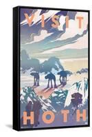 Star Wars: Hoth - Visit Hoth-Trends International-Framed Stretched Canvas