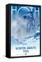 Star Wars: Hoth - Winter Awaits by Russell Walks-Trends International-Framed Stretched Canvas