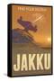 Star Wars: Jakku - Find Your Destiny by Russell Walks-Trends International-Framed Stretched Canvas