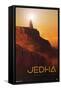 Star Wars: Jedha - Visit Jedha by Russell Walks 23-Trends International-Framed Stretched Canvas