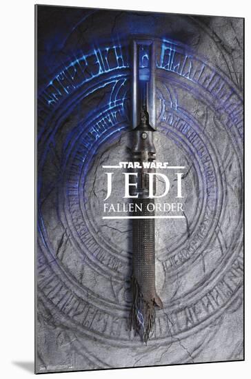 Star Wars: Jedi Fallen Order - Broken Handle Key Art-Trends International-Mounted Poster