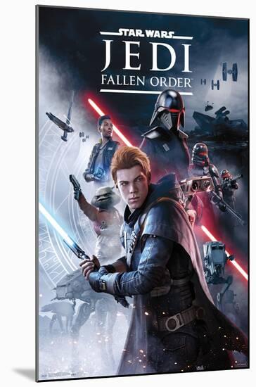 Star Wars: Jedi Fallen Order - Key Art-Trends International-Mounted Poster