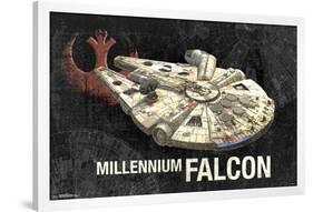 STAR WARS - MILLENNIUM FALCON-null-Framed Poster