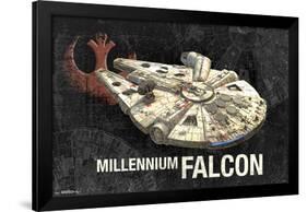 STAR WARS - MILLENNIUM FALCON-null-Framed Poster