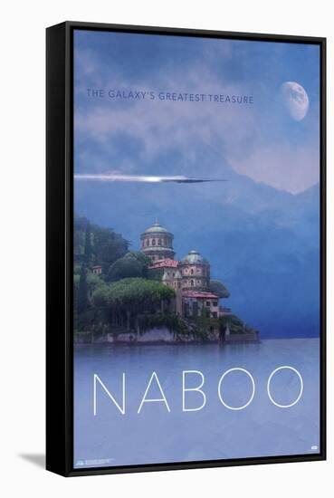 Star Wars: Naboo - Visit Naboo by Russell Walks 23-Trends International-Framed Stretched Canvas