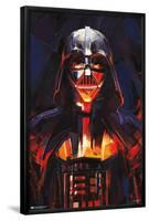 Star Wars: Obi-Wan Kenobi - Darth Vader Painting-Trends International-Framed Poster