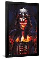 Star Wars: Obi-Wan Kenobi - Darth Vader Painting-Trends International-Framed Poster