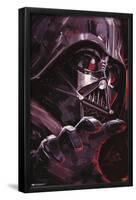 Star Wars: Obi-Wan Kenobi - Darth Vader Portrait-Trends International-Framed Poster
