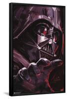 Star Wars: Obi-Wan Kenobi - Darth Vader Portrait-Trends International-Framed Poster