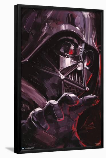 Star Wars: Obi-Wan Kenobi - Darth Vader Portrait-Trends International-Framed Poster