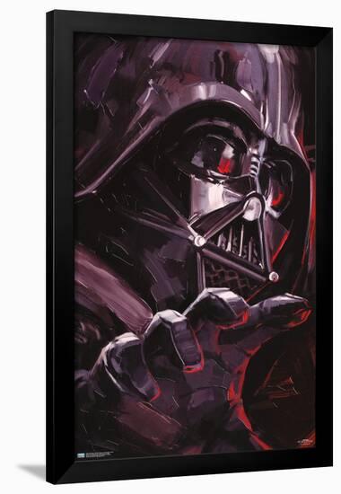 Star Wars: Obi-Wan Kenobi - Darth Vader Portrait-Trends International-Framed Poster