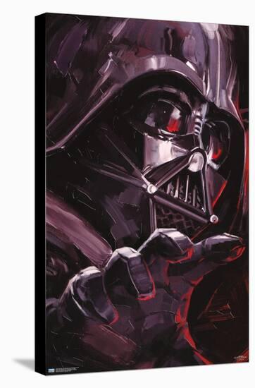 Star Wars: Obi-Wan Kenobi - Darth Vader Portrait-Trends International-Stretched Canvas