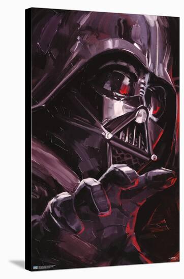 Star Wars: Obi-Wan Kenobi - Darth Vader Portrait-Trends International-Stretched Canvas