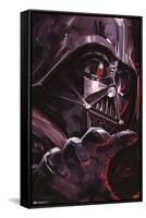 Star Wars: Obi-Wan Kenobi - Darth Vader Portrait-Trends International-Framed Stretched Canvas
