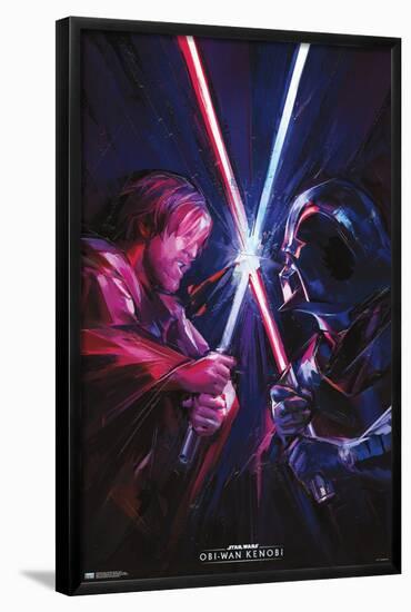 Star Wars: Obi-Wan Kenobi - Duel-Trends International-Framed Poster