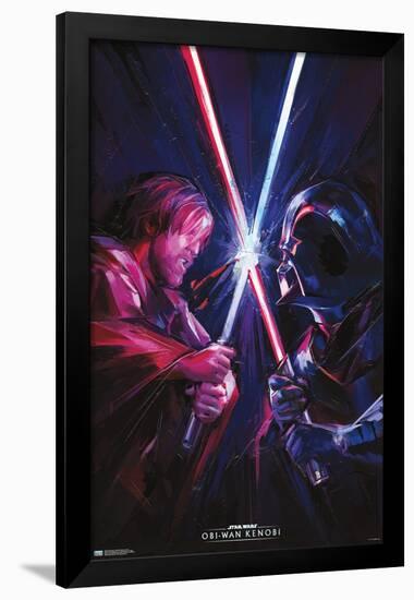 Star Wars: Obi-Wan Kenobi - Duel-Trends International-Framed Poster