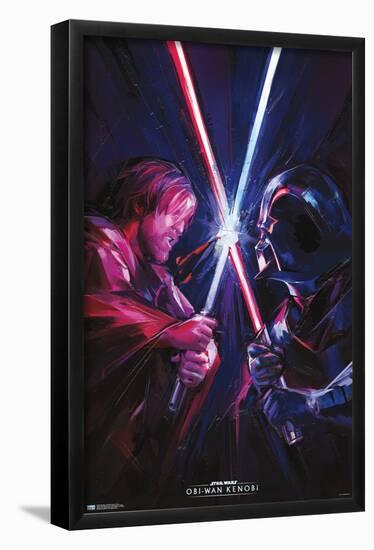 Star Wars: Obi-Wan Kenobi - Duel-Trends International-Framed Poster