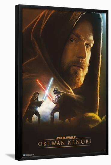 Star Wars: Obi-Wan Kenobi - Obi-Wan Collage-Trends International-Framed Poster