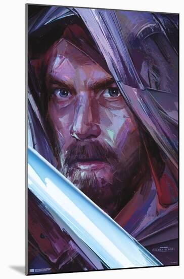 Star Wars: Obi-Wan Kenobi - Obi-Wan Portrait-Trends International-Mounted Poster