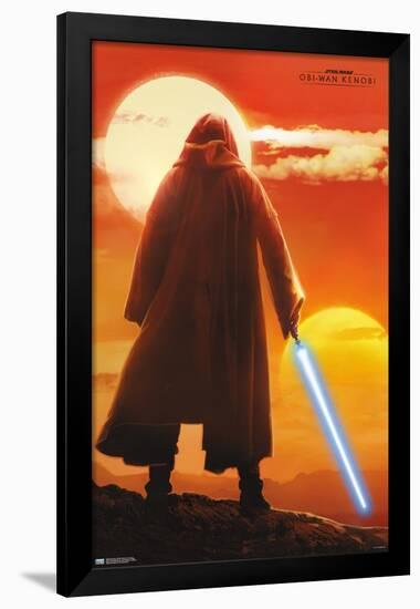 Star Wars: Obi-Wan Kenobi - Two Suns-Trends International-Framed Poster