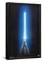 Star Wars: Original Trilogy - Blue Lightsaber-Trends International-Framed Poster