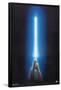 Star Wars: Original Trilogy - Blue Lightsaber-Trends International-Framed Poster