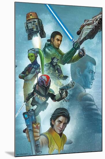 Star Wars: Rebels - Celebration Mural-Trends International-Mounted Poster