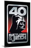 Star Wars: Return of the Jedi - 40th Vader Logo-Trends International-Mounted Poster