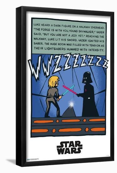 Star Wars: Return of the Jedi - Dual Panel-Trends International-Framed Poster