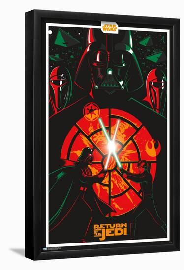 Star Wars: Return of the Jedi - Duel-Trends International-Framed Poster