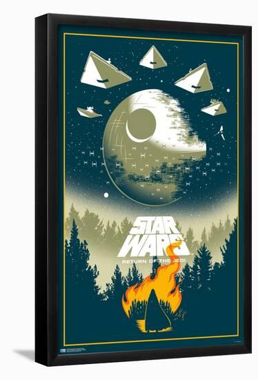 Star Wars: Return of the Jedi - Funeral-Trends International-Framed Poster