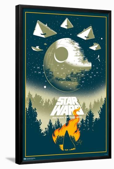 Star Wars: Return of the Jedi - Funeral-Trends International-Framed Poster