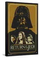 Star Wars: Return of the Jedi - Gold Illustration-Trends International-Framed Poster