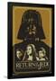 Star Wars: Return of the Jedi - Gold Illustration-Trends International-Framed Poster