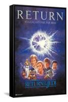 Star Wars: Return of the Jedi - Illustrated One Sheet-Trends International-Framed Stretched Canvas