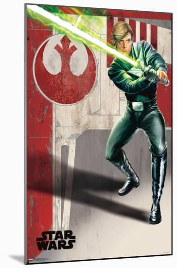 Star Wars: Return of the Jedi - Luke-Trends International-Mounted Poster