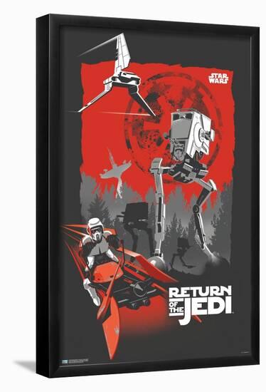 Star Wars: Return of the Jedi - Scout Trooper-Trends International-Framed Poster