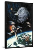 Star Wars: Return of the Jedi - Space Battle-Trends International-Framed Poster