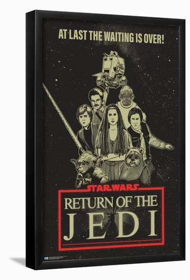 Star Wars: Return of the Jedi - The Wait Is Over-Trends International-Framed Poster