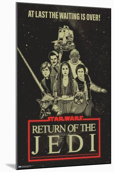 Star Wars: Return of the Jedi - The Wait Is Over-Trends International-Mounted Poster