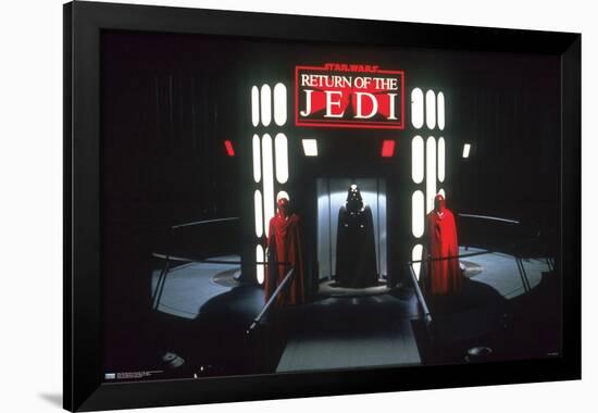 Star Wars: Return of the Jedi - Vader and Royal Guard-Trends International-Framed Poster