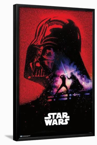 Star Wars: Return of the Jedi - Vader's Shadow-Trends International-Framed Poster