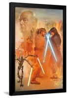 Star Wars: Revenge Of The Sith - Celebration Mural-Trends International-Framed Poster