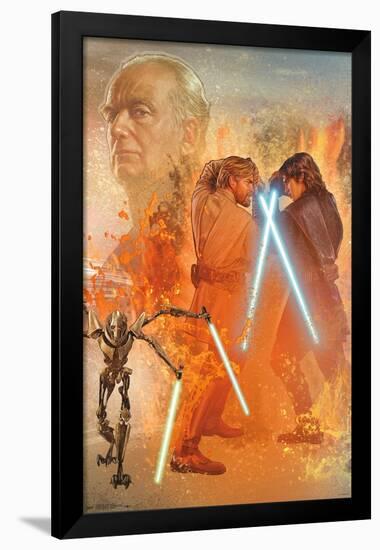 Star Wars: Revenge Of The Sith - Celebration Mural-Trends International-Framed Poster