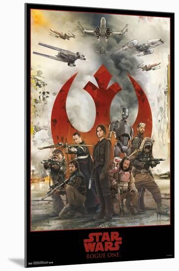 Star Wars: Rogue One - Assemble-Trends International-Mounted Poster